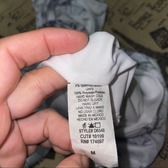 Fashion Nova NWT! Rare Marble Mesh Mini White/Black Dress Size M - Picture 7 of 10